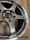 Advan GT Beyond 17X9.0 / +63 Offset / 5x114.3 BC / +63mm Bore / Machining and Hyper Platinum Black