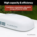 FURRION CHILL HE LOWPROFILE RV ROOFTOP AIR CONDITIONER WITH HEAT PUMP (R32) 3.5K WHITE