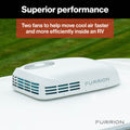 FURRION CHILL HE LOWPROFILE RV ROOFTOP AIR CONDITIONER WITH HEAT PUMP (R32) 3.5K WHITE