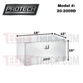 BOX AL 15X12X18 DIAPLT DROP DOOR