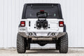 ~(110 lbs. 75X20X13)~ JL Destroyer Full Rear Bumper Only Bare Steel 2018-20xx Jeep JL Wrangler