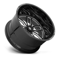 FF066 22X10 BLANK BLACK -25MM (114-180)