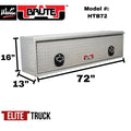 13IN X 16IN X 72INL HD TOP SIDER .100 THICK DIAMOND W/ FLIP UP DOOR