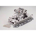 Edelbrock Manifold And Carb Kit Performer RPM Air-Gap Big Block Chevrolet Oval Port Natural Finish