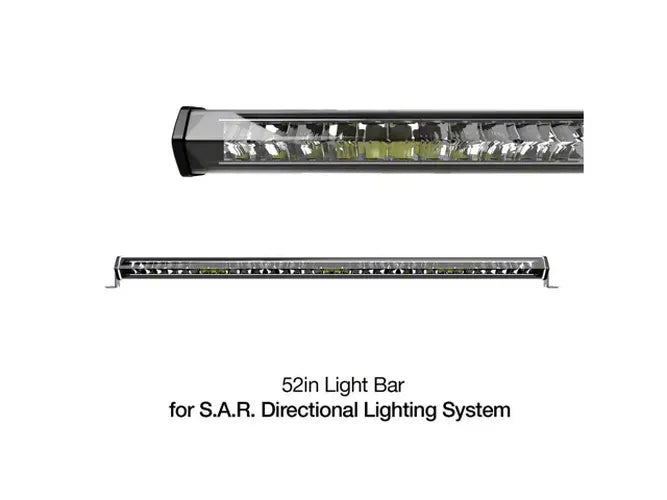 XK Glow White Housing SAR Light Bar - Emergency Search and Rescue Light 52In
