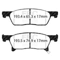 EBC S5 Brake Pad and Rotor Kit