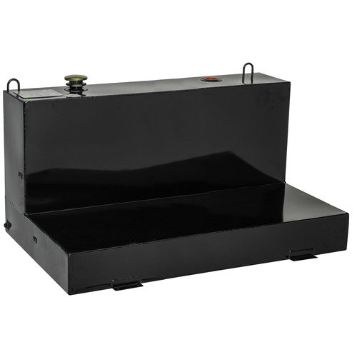 JOBOX 100 GAL LSHAPED STEEL TRANSFER TANK BLACK