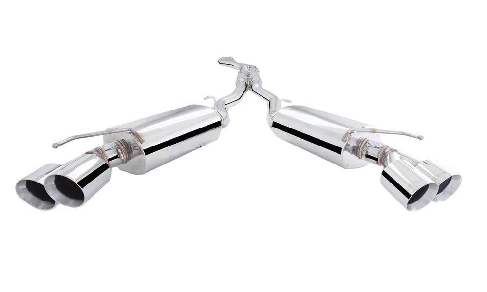 1618 CAMARO LTG 4CYL TURBO 3IN SS CAT BACK SYSTEM W/ DUAL MUFFLERS