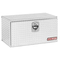 36 X 18 X 18IN UNDER BED ALUMINUM BOX TOOL COMPACT 6.5 CU FT CLEAR FINISH