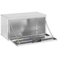 36 X 18 X 18IN UNDER BED ALUMINUM BOX TOOL COMPACT 6.5 CU FT CLEAR FINISH