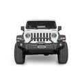 ~(120 lbs. 75X20X15)~ JL/JT Signature Series Full Width Front Bumper Setup for Warn Power Plant Winch only w / Bull Bar Tube Guard