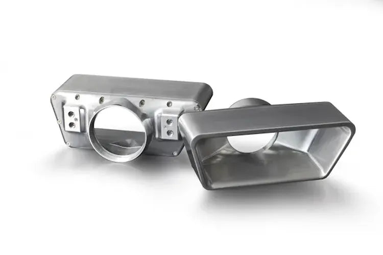 EXHAUST TIPS PR. GOOLSBY EDITION BILLET ALUMINUM RAW FINISH