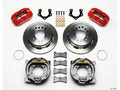 Wilwood Dynapro Low-Profile 11.00in P-Brake Kit - Red Mopar/Dana 2.50in Off w/Snap Ring Bearing