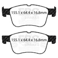 EBC S5 Brake Pad and Rotor Kit