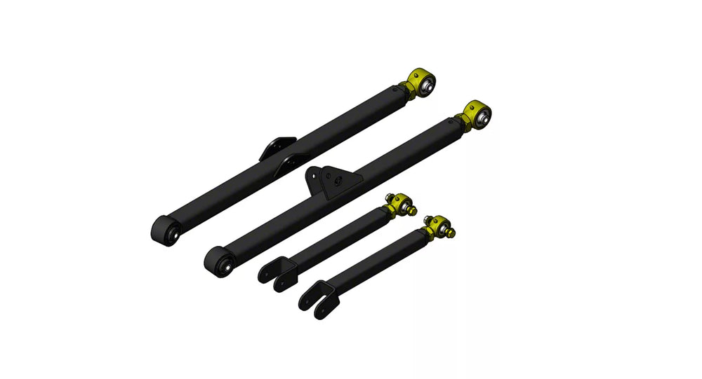 JK Long Front Lower Control Arm Kit 4 Adjustable Arms (1 pkg 60 lbs)