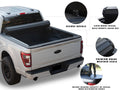 22C FRONTIER RTX TONNEAU COVERS MATTE BLACK