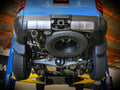 aFe cat-back exhaust installed view