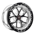 Weld S76 17x9 / 5x115 BP/ 6.2in Backspace (High Pad) Black Wheel - Non-Beadlock