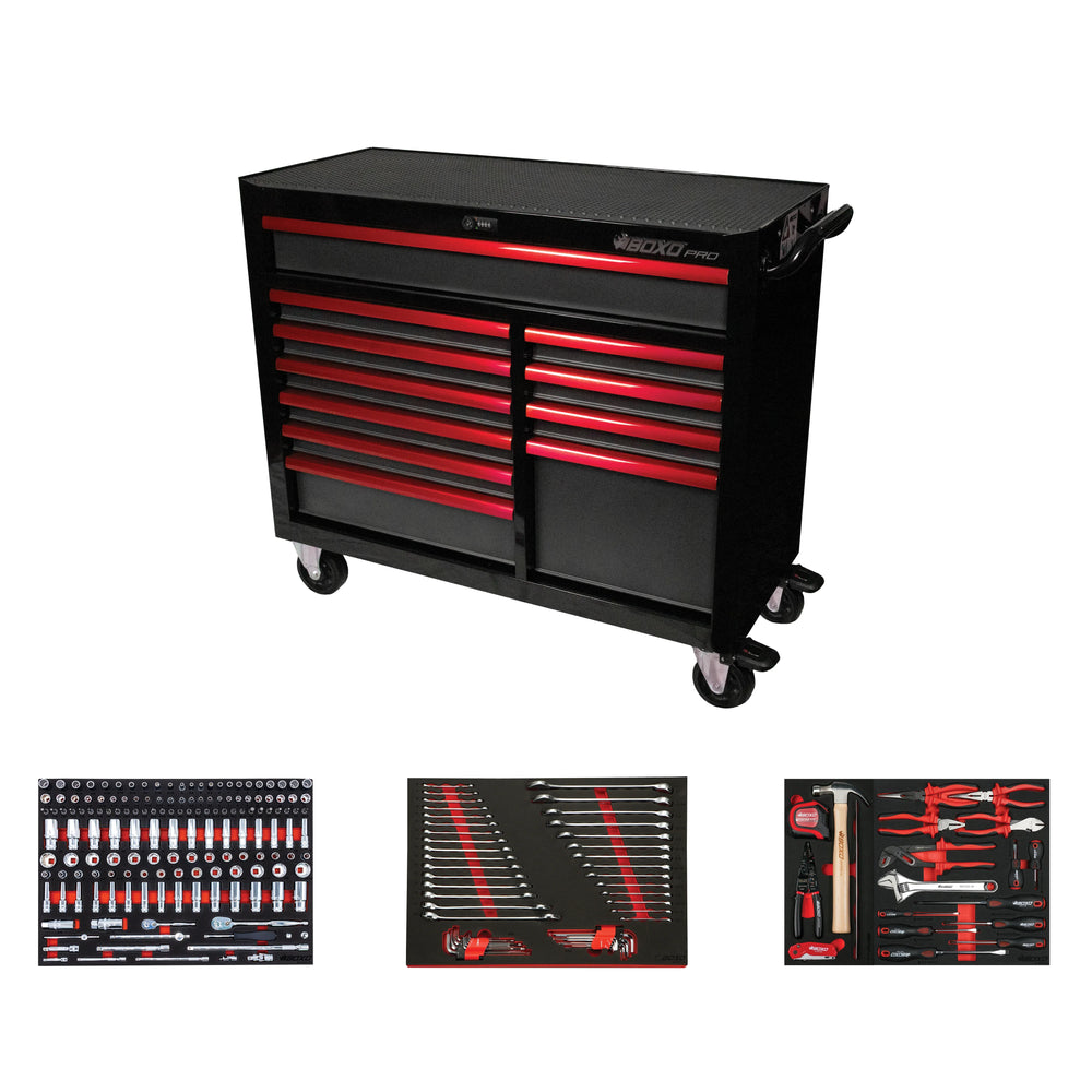 PRO SERIES 45IN 8DRAWER TOP TOOL CHEST GLOSS WHITE