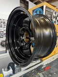 Advan GT Heavy 17X8.5 -10 6x139.7 Racing Titanium Black Wheel