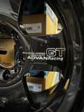 Advan GT Heavy 17X8.5 -10 6x139.7 Racing Titanium Black Wheel