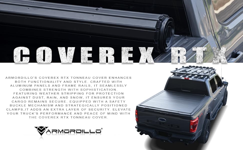 0006 TUNDRA DOUBLE CAB RTX TONNEAU COVERS MATTE BLACK