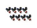 Injector Dynamics 1050cc Injectors 34mm Length No Adaptor Top 15mm Orange Lower O-Ring (Set of 8)