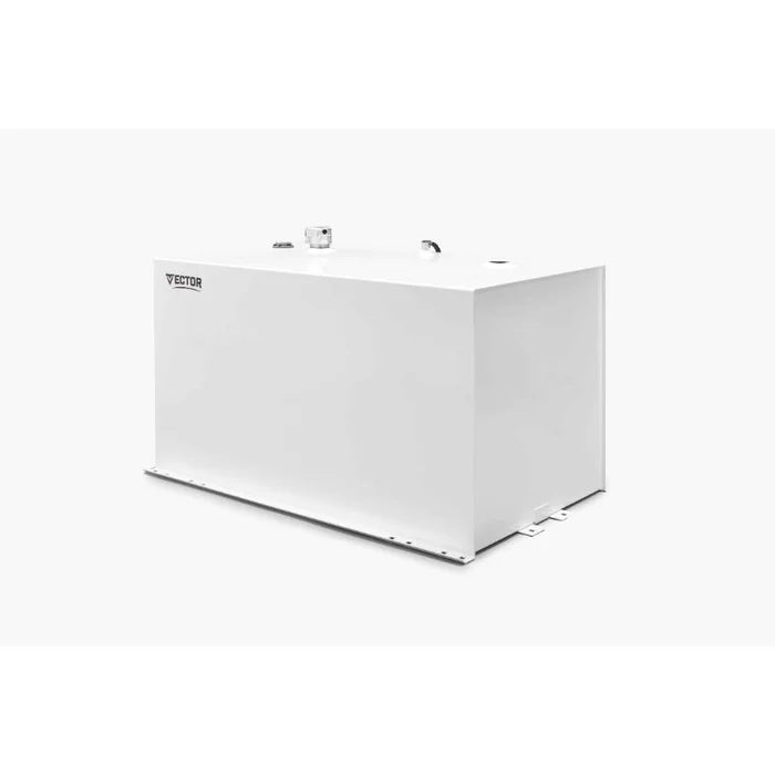 97 GAL SQUARE PRO FUEL TRANSFER TANK WHITE SINGLE