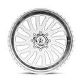AW74 22X10 8X6.5 POLISHED -25MM