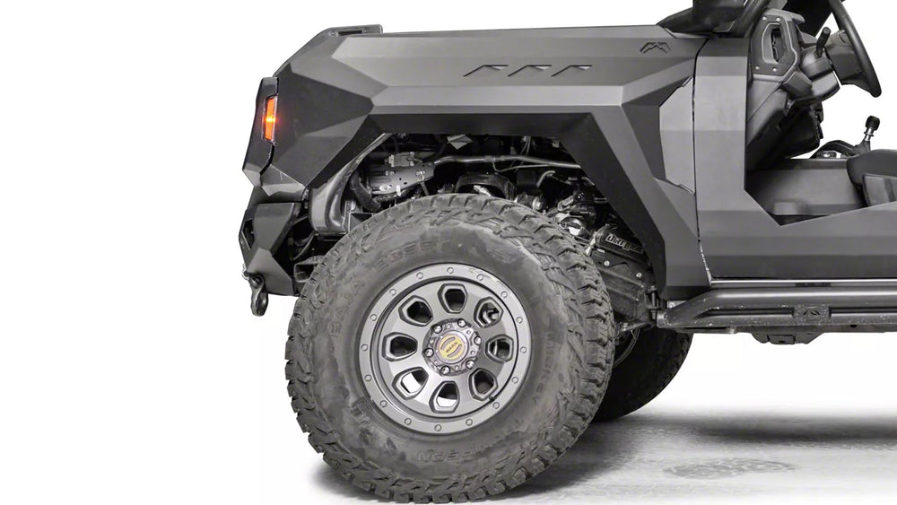 21C BRONCO 4 DOOR FRONT FENDERS MATTE BLACK