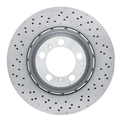 DFC 13-19 Porsche 911 Left Rear Drilled Hi-Carbon Alloy Geomet Coated Rotor