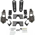 07-13 Quad Silverado 3 5 in w C-NOTCH SPINDLES COILS REAR HANGERS BUMP STOPS AND FLIP KIT