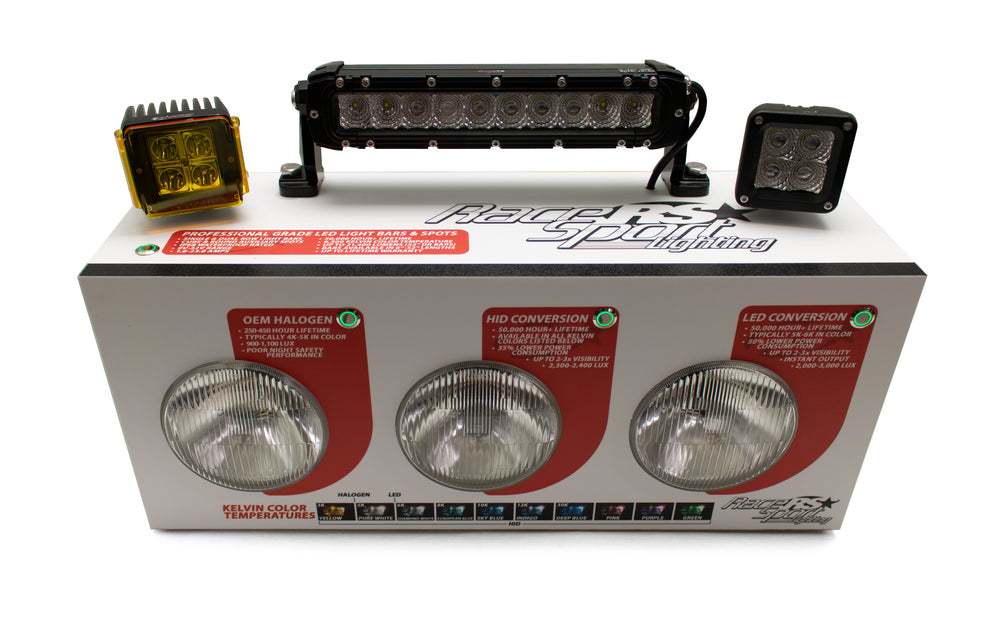HID & LED HEADLIGHTS / LED LIGHT BARS ALL IN ONE W/ SUPPLY