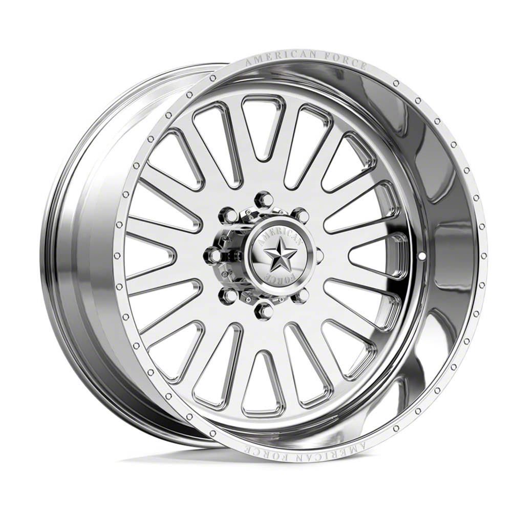 American Force Wheels silver auto part