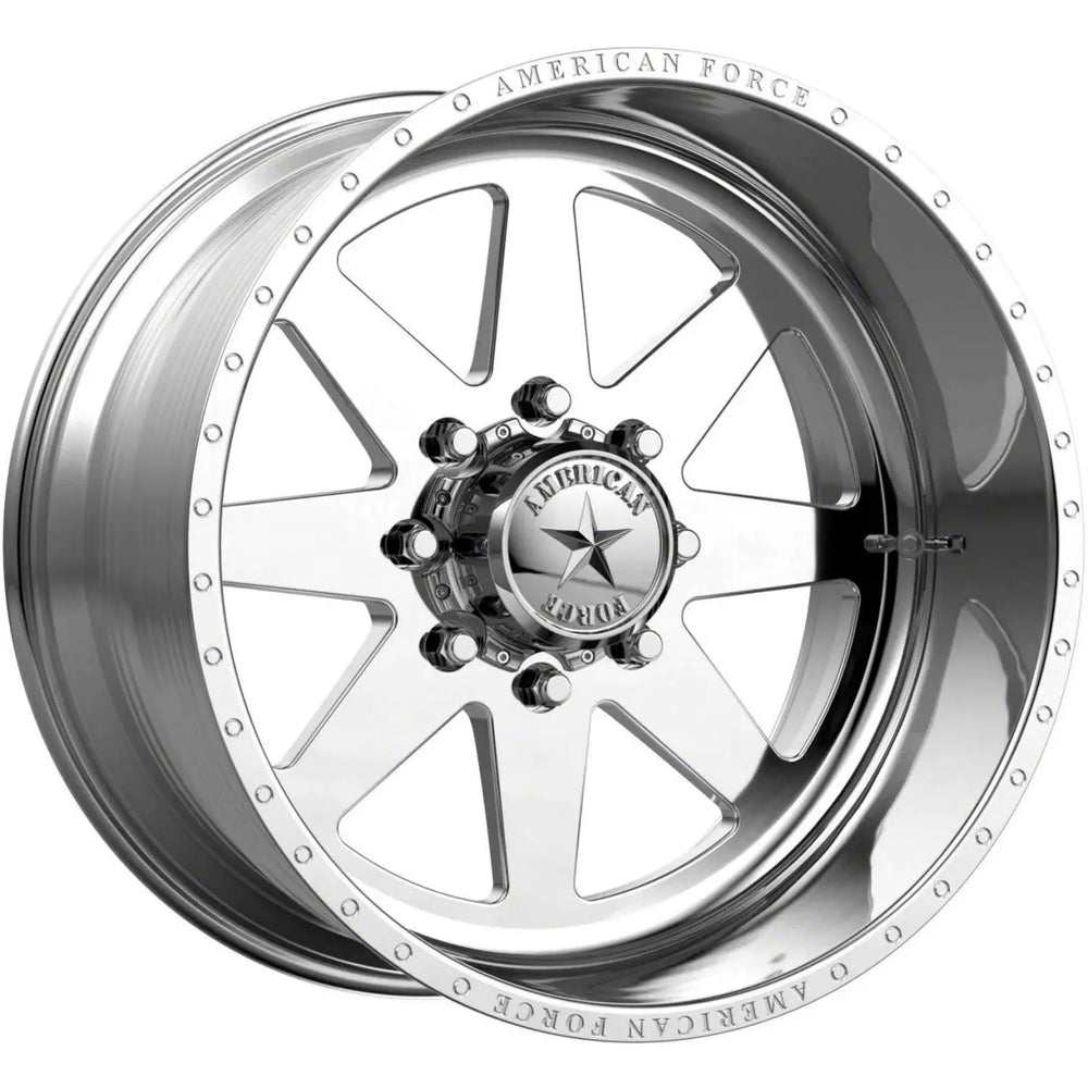 American Force Wheels silver auto part
