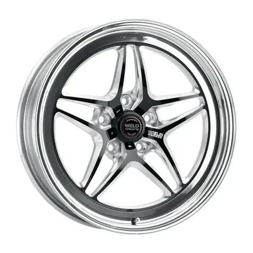 Weld S81 17x4.5 / 5x4.5 BP / 1.7in. BS (-27mm Offset) Black Wheel 3.18 ID (Low Pad) - Non-Beadlock