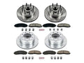 Power Stop 2012 Ford F-250 Super Duty Front & Rear Z23 Evolution Sport Brake Kit