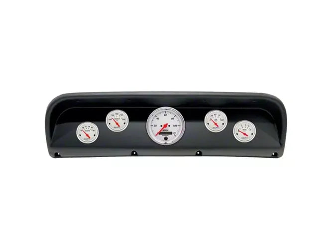DIRECT FIT DASH KIT (3 3 8in X1 2 1 16in X4) FORD TRUCK 67-72 ARCTIC WHITE
