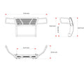 RUGGED HEAVY DUTY GRILLE GUARD