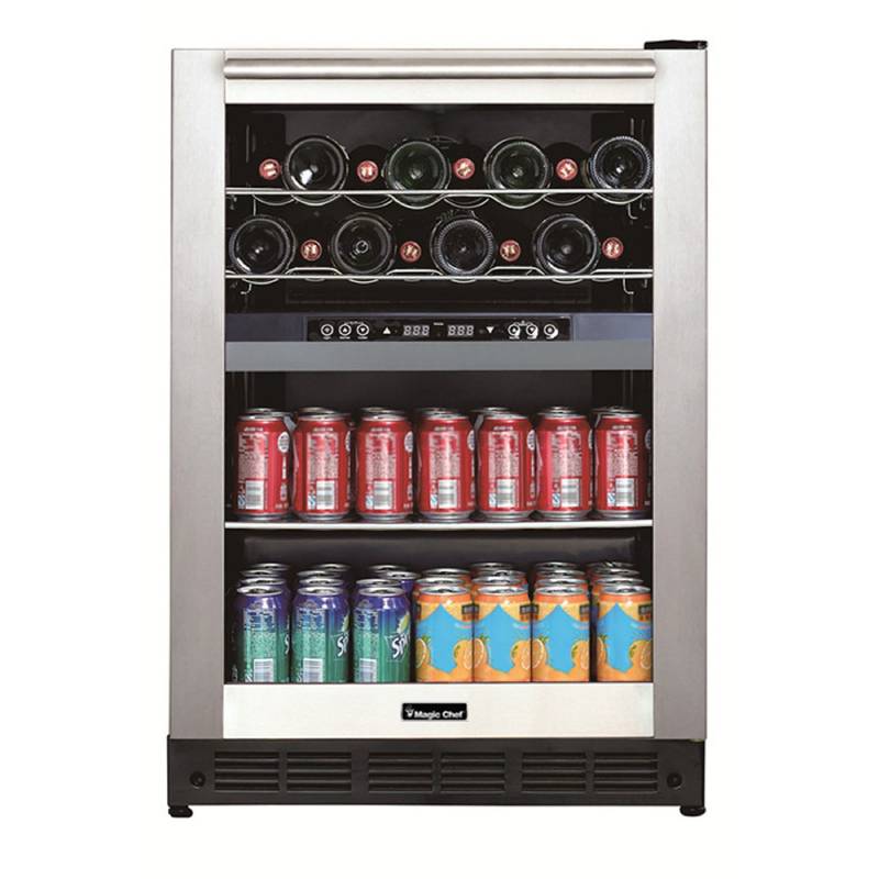 DUAL ZONE BUILT-IN WINE AND BEVERAG