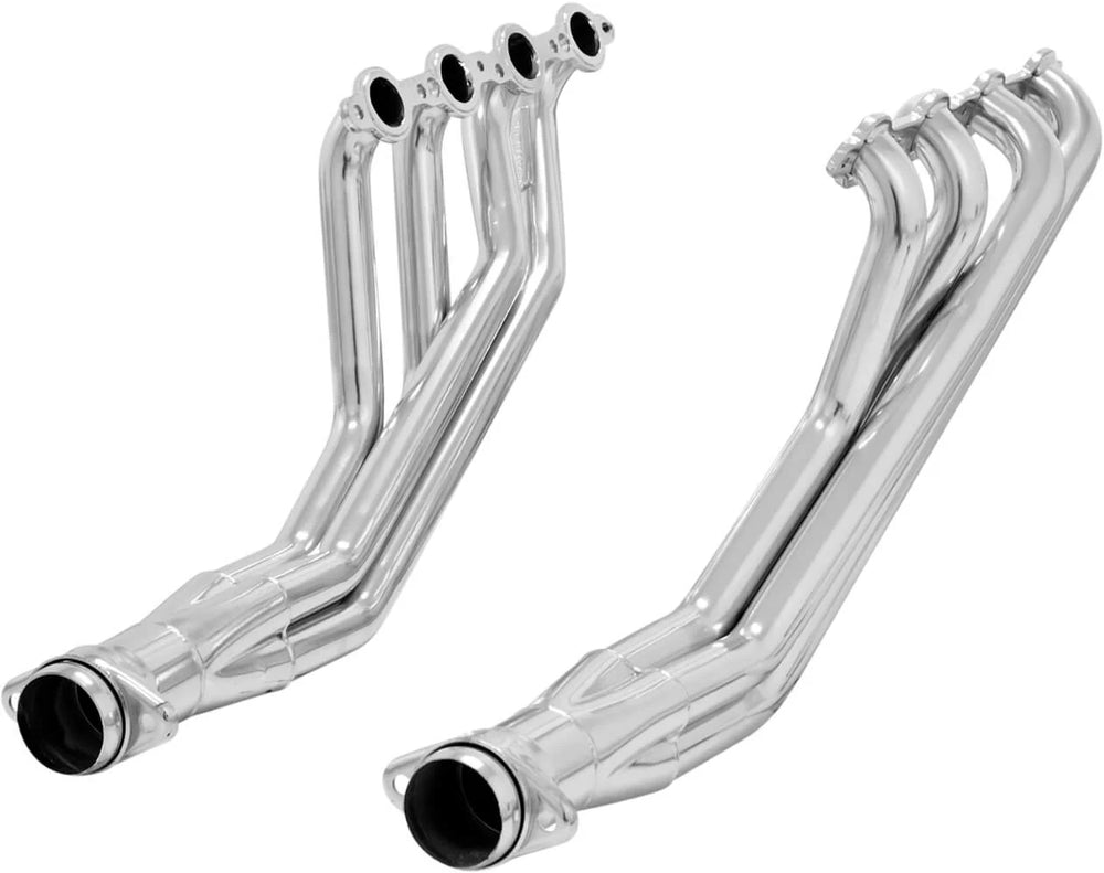 Scavenger Series Elite Header Fits 1964-1972 GM A-Body LS1/LS6 SB Engine, V8, Long Tube Headers, 1-3/4 Inch Primary 3 Inch Ball-Flange Collector, 16 Gauge Tubing, 3/8 Inch Flange Silver Ceramic Coating 409S Stainless Steel Flowmaster
