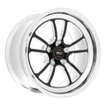 Weld S70 18x5 / 5x4.75 BP / 2.1in. BS Black Wheel (High Pad) - Non-Beadlock