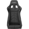 Corbeau GTS II Reclining Black Cloth Seat Pair Universal w/Inflatable Lumbar Support Pair Installed