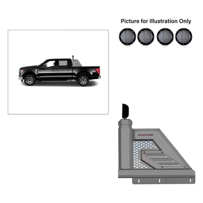 BLACK HORSE silver auto part