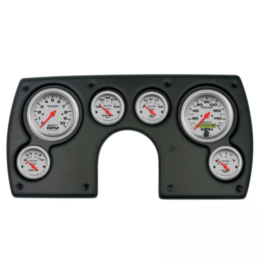 DIRECT FIT DASH KIT (3 3 8in X2 2 1 16in X4) CHEVY CAMARO 69 ULTRA-LITE