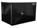 24X24X36 IN PRO SERIES BLACK SMOOTH ALUM UNDERBODY TOOLBOX W/DBL BAR DOOR 3 POINT COMPRESSION LATCH