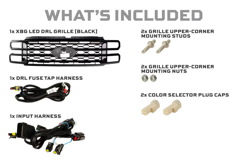 XBG LED GRILLE: 2023+ SUPER DUTY (B