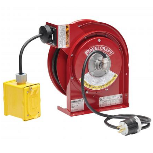 CORD REEL DUPLEX NO GFCI 20A
