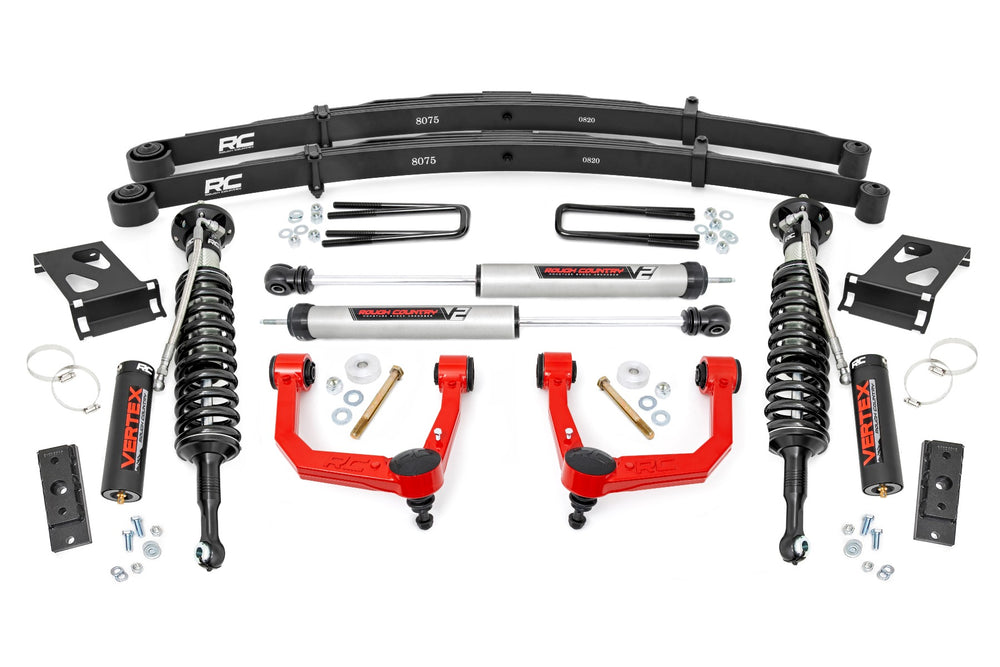 3.5 Inch Lift Kit | Red UCA | Vertex/V2 | Toyota Tacoma 2WD/4WD (2005-2023)