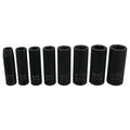 Performance Tool 8-Piece 3/8" Drive Metric Deep Impact Socket Set